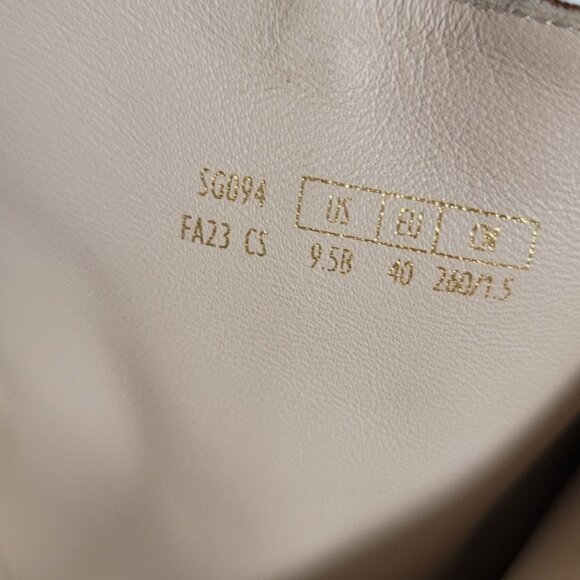 NEW Stuart Weitzman Cline Sleek Boots Womens 9.5 Beige Suede Contemporary - Picture 8 of 10